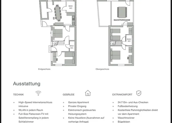 بيت للعطل Im Tal 2 Haus - 3 Baeder, 3 Kuechen, 6 Sz, 12 Betten برغهايم